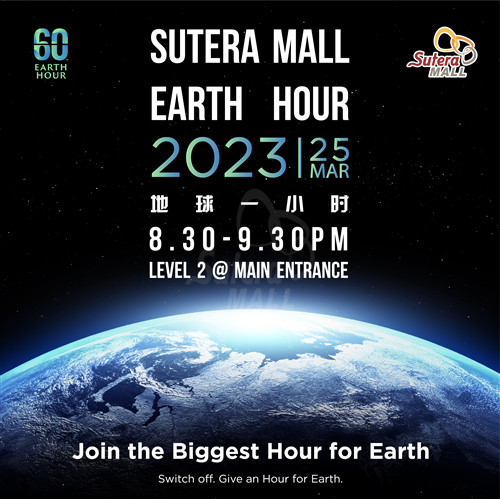 <div class='event-date'>25 Mar 2023</div><div class='event-title'><h4>Sutera Mall Earth Hour 2023</h4></div>