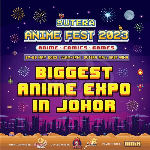 <div class='event-date'>27 May 2023 to 28 May 2023</div><div class='event-title'><h4>Sutera Anime Fest 2023</h4></div>