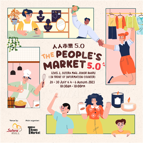 <div class='event-date'>28 Jul 2023 to 06 Aug 2023</div><div class='event-title'><h4>The People's Market 5.0</h4></div>