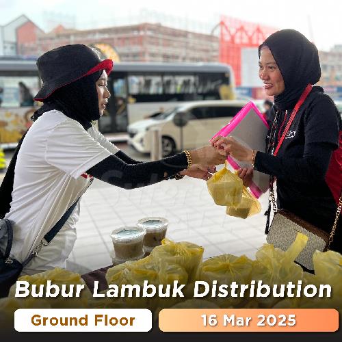 <div class='event-date'>16 Mar 2025</div><div class='event-title'><h4>Bubur Lambuk Distribution</h4></div>