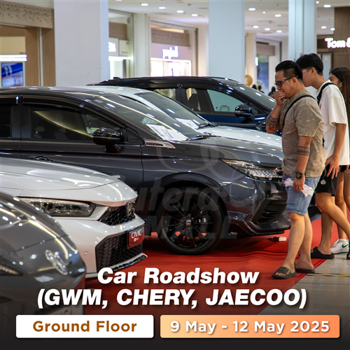 <div class='event-date'>09 May 2025 to 12 May 2025</div><div class='event-title'><h4>Car Roadshow (GWM, CHERY, JAECOO) </h4></div>